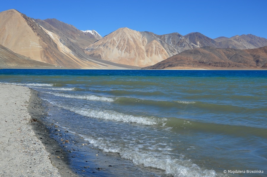fot. Jezioro Pangong © Magdalena Brzezińska, Ladakh, Indie 2016