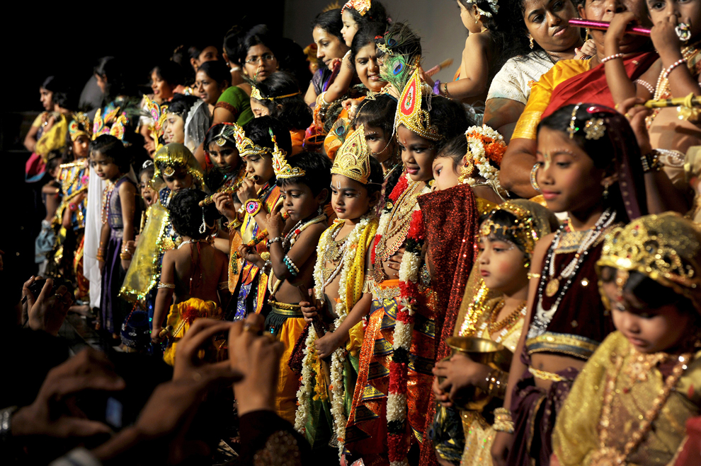 Krishna Janmashtami celebrations at ISKCON Temple in Bangalore, August 21Manjunath KiranAFPGetty Images