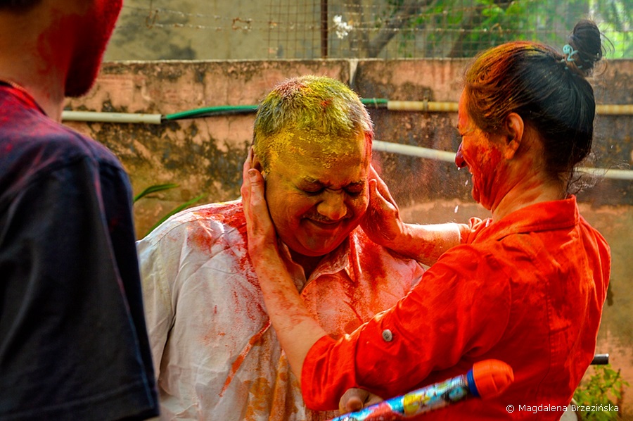 A masz Radziu! Holi, 6 marca 2015 r., Ahmedabad, Indie © Magdalena Brzezińska 